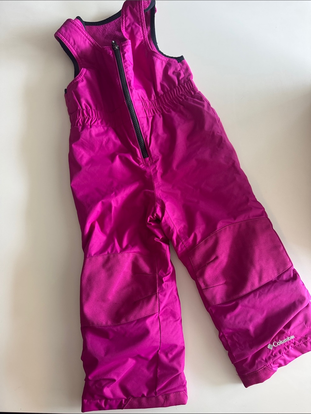 Columbia Girls' Magenta Winter Snow Bibs 4T